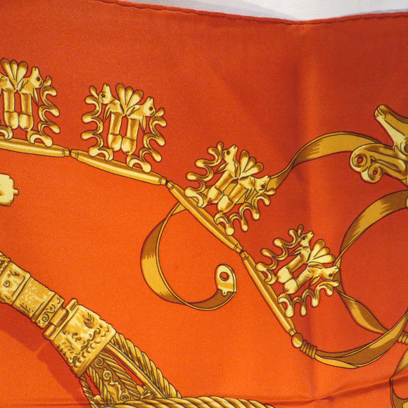 Hermes “Les Cavaliers Dor” Scythian Silk Scarf - Picture 5 of 6